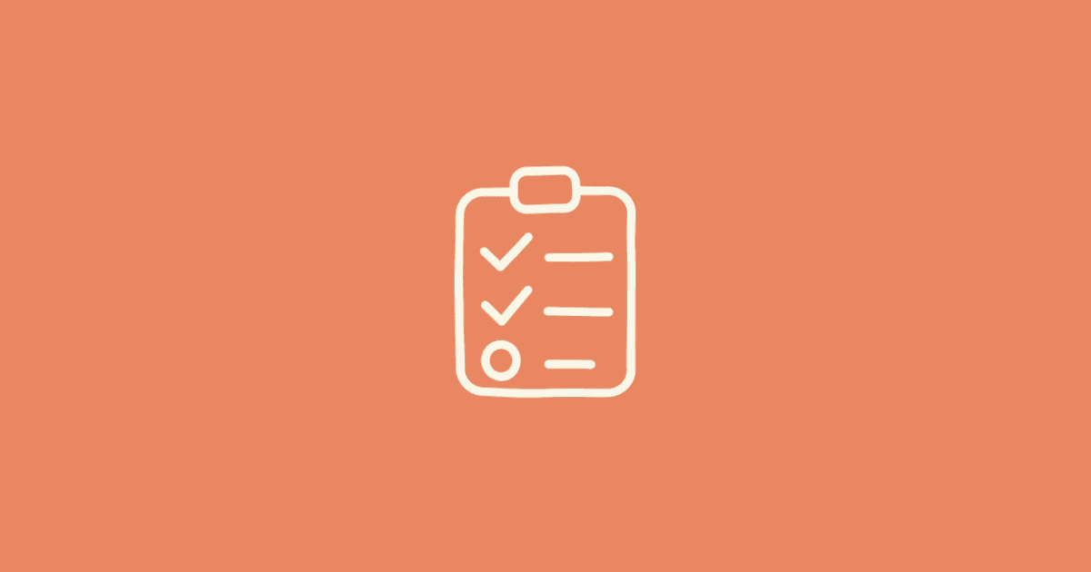 Clipboard checklist representing structured supplier performance reviews and compliance tracking